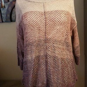 Maurices rose ombre sweater sz 2